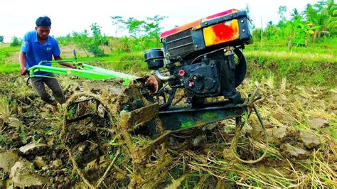 Mantul Traktor Dongfeng Bajak Sawah Rice Field Tractor Youtube