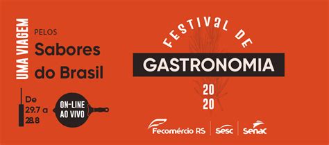 Senac Rj Participa Do Festival Gastronômico Online Senac Rj