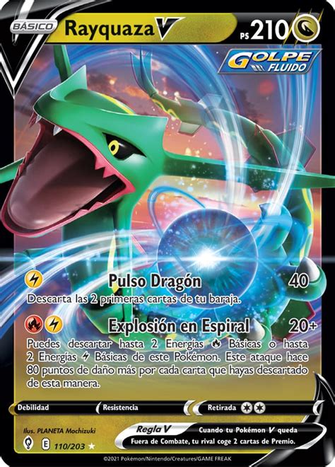 Rayquaza V 110 237 Cielos Evolutivos Trading Card Game Pokémon