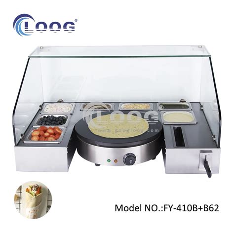 Electric Catering Equipment Cake Maker Commercial Crepe With Serving