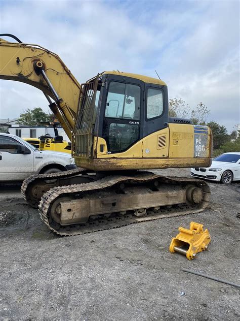 2004 Komatsu Pc160lc 7 Excavator Being Dismantled Pittston Pa 12108346