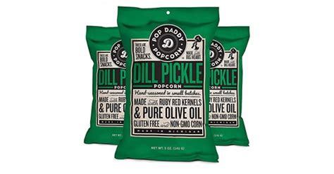 Pop Daddy Dill Pickle 5 Oz Gluten Free Hand Seasoned Ruby