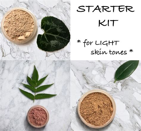 01 LIGHT STARTER KIT Naked Good Look Included Mineral Etsy