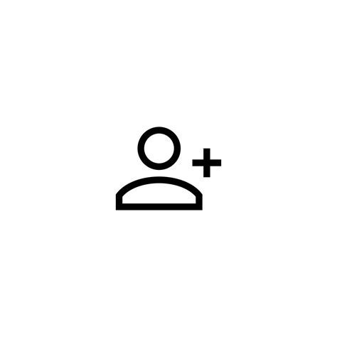 Add New Account Icon Vector in Line Style 6122547 Vector Art at Vecteezy