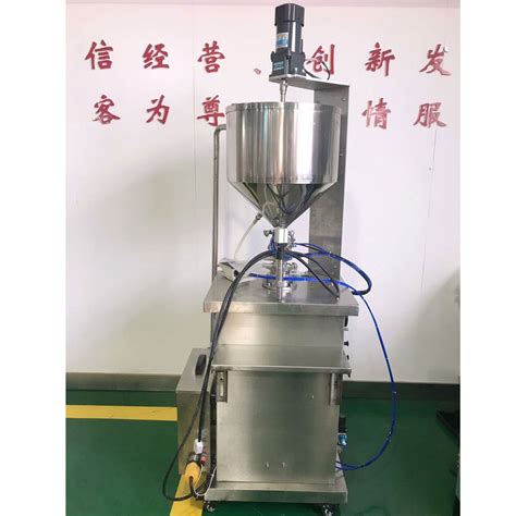 Semi Auto Pneumatic Vertical Liquid Sauce Paste Cream Filling Machine