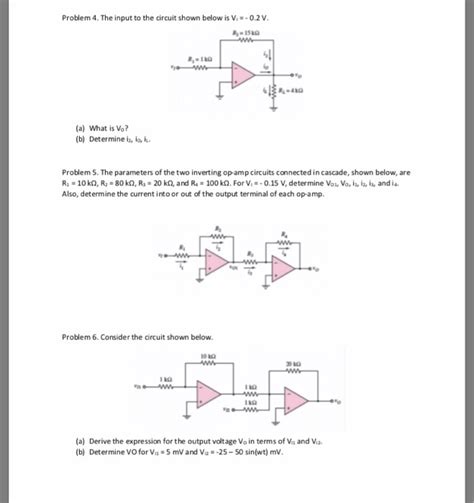 Solved Problem 4 The Input To The Circuit Shown Below Is Chegg