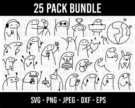 Cod509 Flork 5 Meme Svg Flork Svg Flork Digital Set Etsy Polska