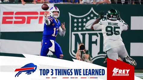 Top 3 Things We Learned From Bills At Jets Week 1