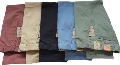 Cotton Chino Trousers Self Side Adjusting Expandable Waist Pants W32 To W48 Ebay