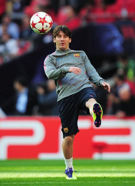 Pictures Lionel Messi On Training Press Conference UEFA Champions