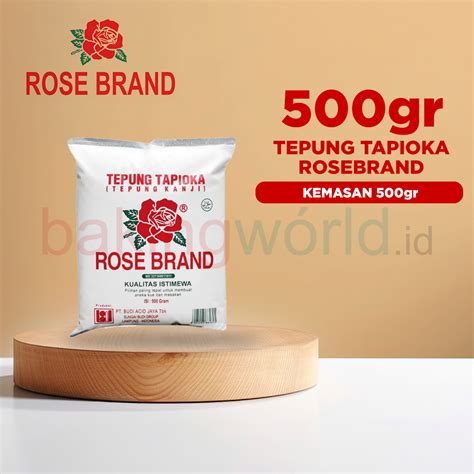 Jual Tepung Tapioka Rose Brand Kemasan 500 Gr Shopee Indonesia