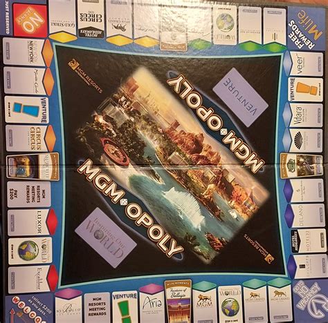 Mgm Opoly Monopoly Board Game Mgm Resorts International Complete