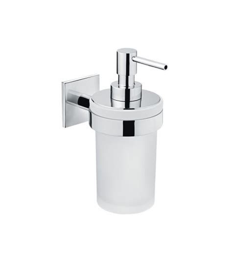 Porte Savon Liquide Duo Square Bath By Cosmic Verre Mat