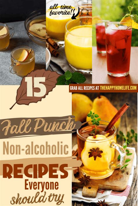 Of The Best Fall Punch Recipes Non Alcoholic The Happy Home Life