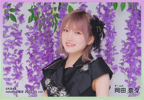 駿河屋 岡田奈々横型・バストアップakb48 2022年5月度 Net Shop限定個別生写真 Vol1（女性生写真）