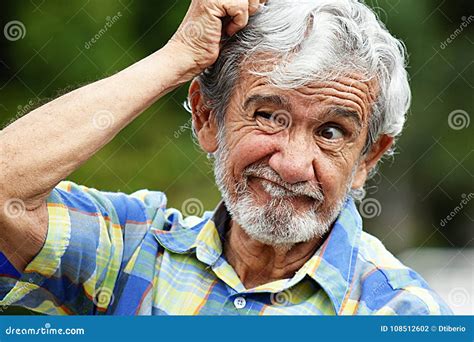 Confused Old Person Stock Photo Image Of Pondering