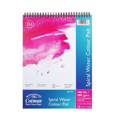 Winsor Newton Cotman Espiral Acuarela Pad Gsm Grandado