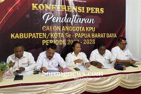 Timsel Buka Pendaftaran Calon Anggota Kpu Kota Kabupaten Se Papua Barat