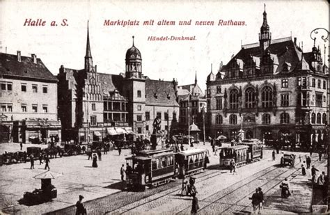 Ansichtskarte Postkarte Halle An Der Saale Blick Auf Akpool De