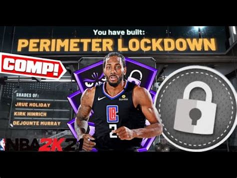 NEW BEST PERIMETER LOCKDOWN BUILD IN NBA2K21 JUMPER The Best