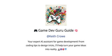 Game Dev Guru Guide Gpts Features And Functions Examples And