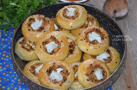 pogaça petit pain turc au poulet et fromage Le Sucré Salé d Oum Souhaib