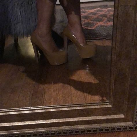 Bebe Shoes Bebe Patent Leather Nude Pumps Poshmark