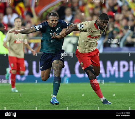 Lens France Rd Oct Salis Abdul Samed Of Rc Lens With Gabriel