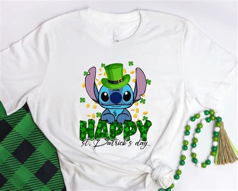 Happy Stitch St Patrick S Day Shirt Disney St Patricks Shirt St Patrick S Day Stitch Stitch