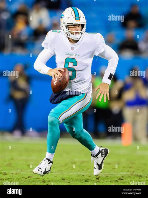 Miami Dolphins Quarterback Jay Cutler 6 During The Nfl Football Game