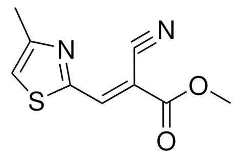 METHYL 2 CYANO 3 4 METHYL 1 3 THIAZOL 2 YL 2 PROPENOATE AldrichCPR