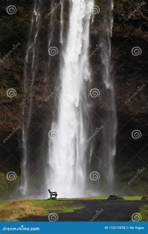 Waterfall And Chairs Stock Photo Image Of Magnificent 11217478