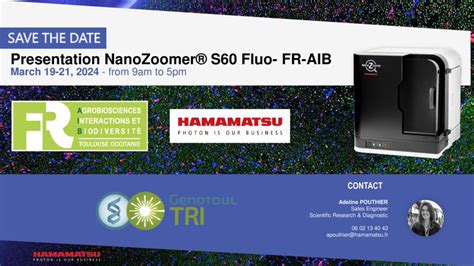 Démonstration Nanozoomer S60 Hamamatsu Tri Genotoul