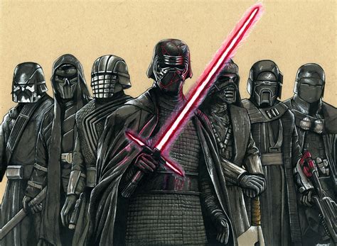 Artstation Kylo Ren The Knights Of Ren Pen Art Illustration