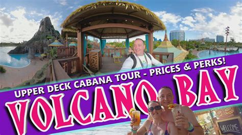 Private Cabana Tour At Volcano Bay Water Park Universal Orlando