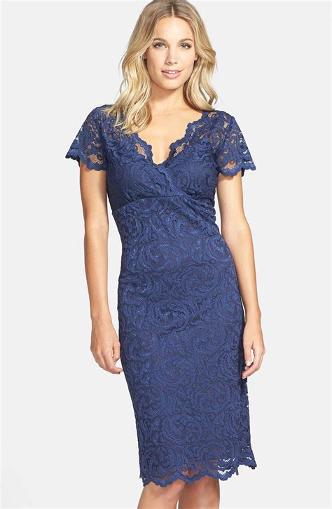 Marina Stretch Lace Sheath Dress Nordstrom