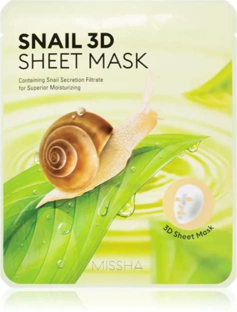 Missha Snail D Mask Sheet Aya L Ya