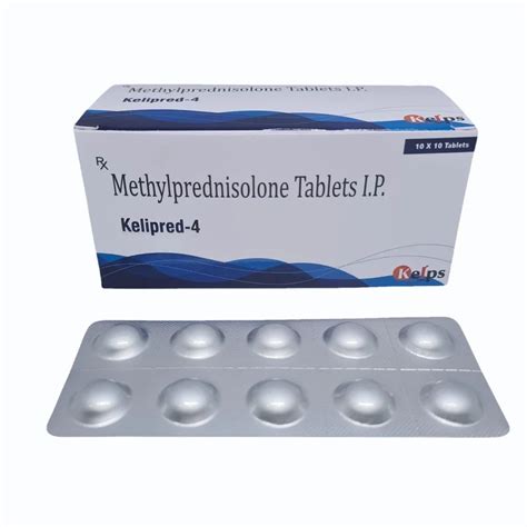 Methylprednisolone Tablets Ip 4 Mg At Rs 1150box Methylprednisolone