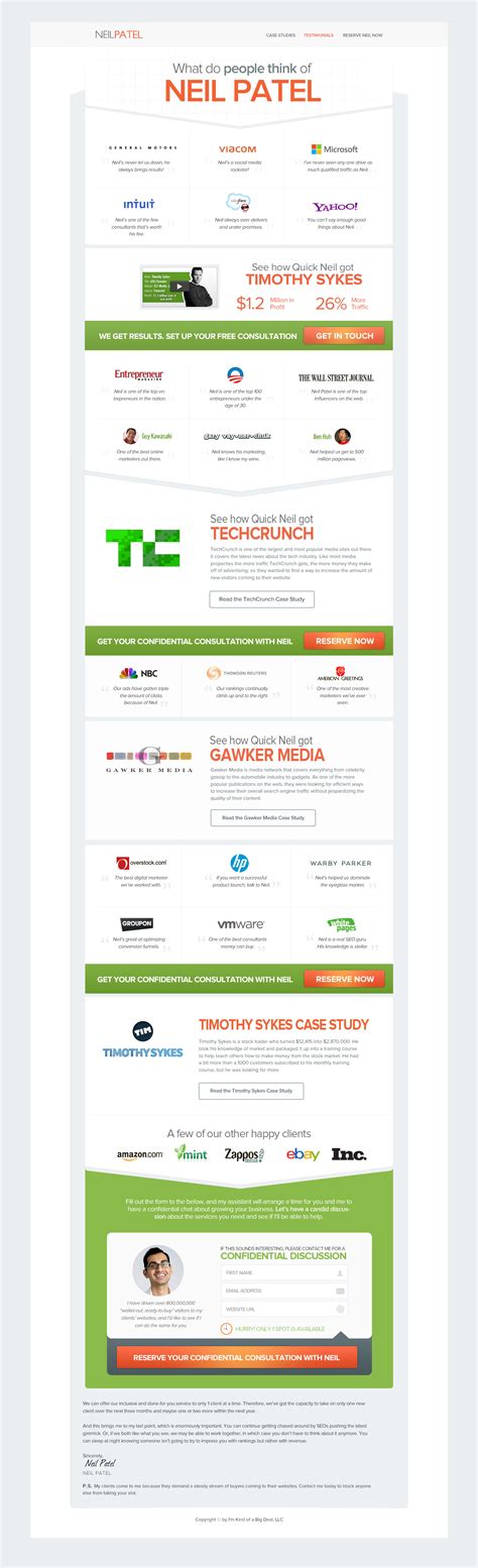 Neil Patel Website and UI & UX Freelance design by Uikreative
