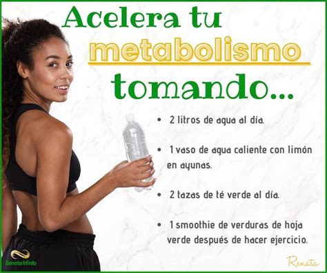 Acelera Tu Metabolismo Tomando Metabolismo Bienestar Estado De