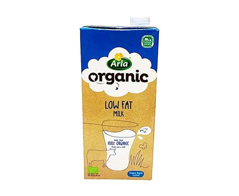 Arla Organic Low Fat Milk 1l