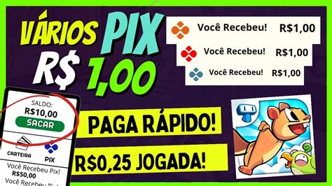 Várias Vezes R 1 00 DINHEIRO JOGOS DE CELULAR JOGOS PAGAM MESMO