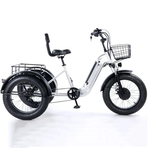 Tricycle Lectrique Cargo Avec Panier Pour Adulte V Lo Lectrique Pliant