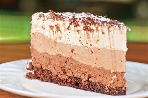 Triple Chocolate Mousse Cake Recipe