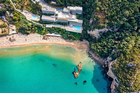 Agios Gordios Exotic Beach In Corfu Island Greece Agios Gordios Beach