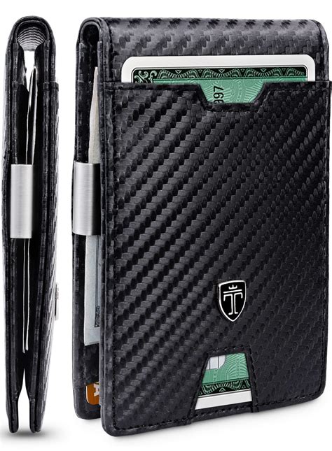 Buy Travando Mens Slim Wallet With Money Clip Austin Rfid Blocking