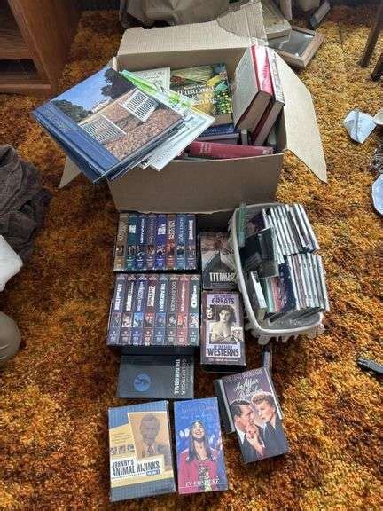 Vhs Tapes Books Cds Legacy Auction Company