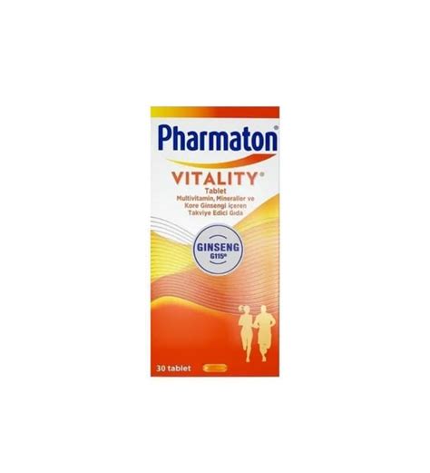 Vitality Multivitamin Mineraller Ve Kore Ginsengi İçeren Takviye Edici