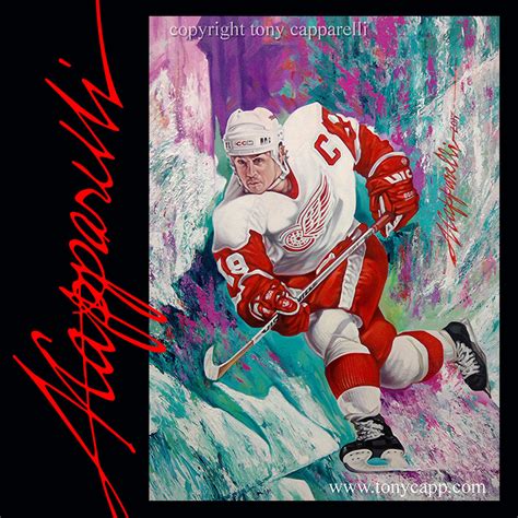 “The Captain” Steve Yzerman Stanley Cup Playoff-Winning Goal – Tony ...