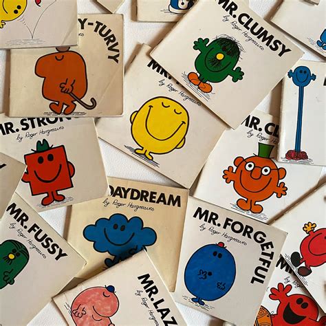 Mr Men 1970s Roger Hargreaves Books Original Vintage Mr Men Etsy